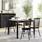 Flash Furniture Rectangle 36.25 in W, 47 in L, Rubberwood (Parawood) KER-T-217-WEN-47-GG - alternate 1